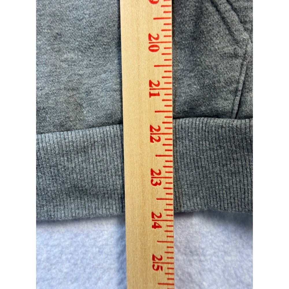 Under Armour Mens Rival Fleece Hoodie Gray Pullover‎ Logo Sweatshirt Size Large - Picture 4 of 6